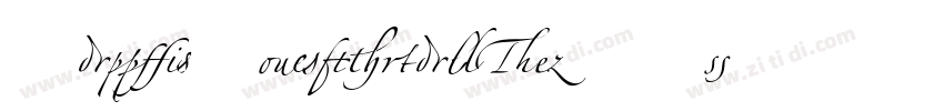 ZapfinoExtraLTW05 Sm字体转换